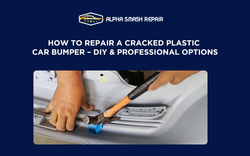 How to Repair a Cracked Plastic Car Bumper